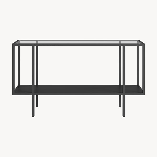 Table basse Nynna 90x50x50 cm Noir [en.casa]