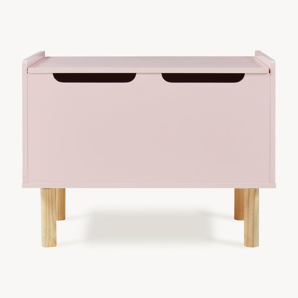 Coffre à jouets Virer 60 x 40 x 45 cm rose [en.casa]