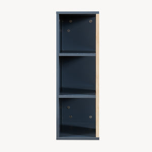 Armoire murale Svanes 60x30x20 cm Gris foncé/Nature [en.casa]