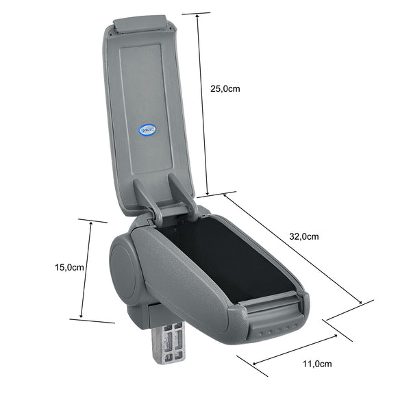 Accoudoir central Seat Ibiza Type 6L 2002 - 2008 différentes versions pro.tec