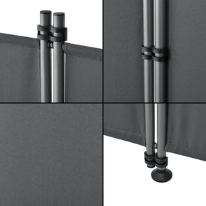 Paravent de Confidentialité Modica à 4 Panneaux pour Extérieur Intérieur 215 x 170 cm [pro.tec]