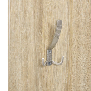 Armoire à chaussures Artern avec garde-robe et miroir en.casa