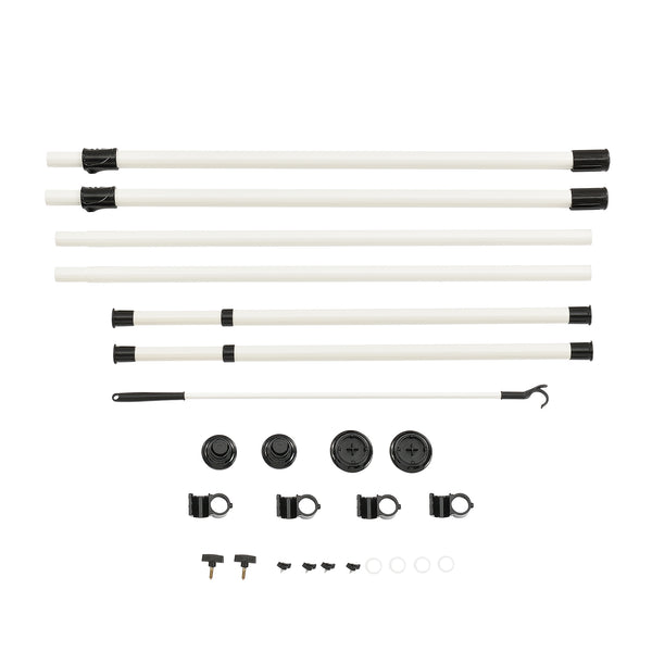 Porte-manteau télescopique Kemi Blanc [en.casa]