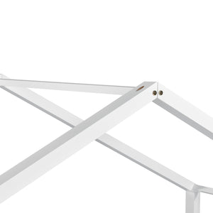 Lit D'enfant Design Maison Vardø Pin 90 X 200 Cm Blanc Mat [en.casa]