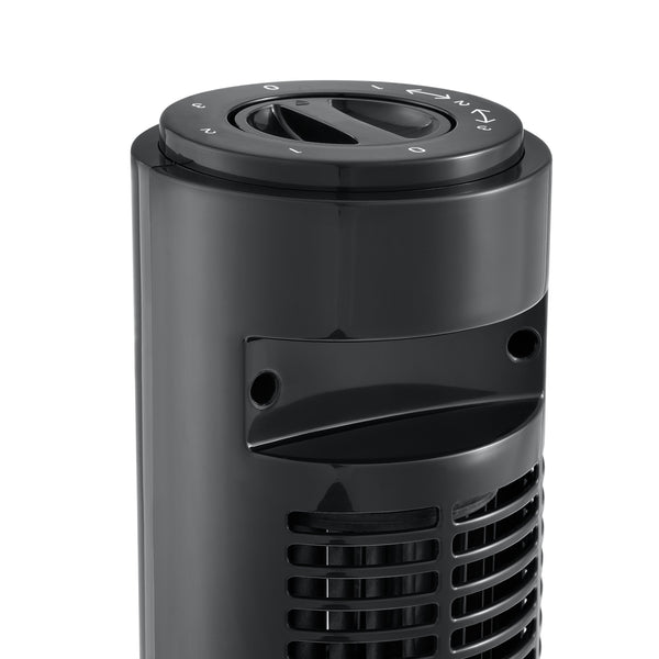 Ventilateur sur pied avec 3 vitesses Silencieux Oscillation Noir in.tec