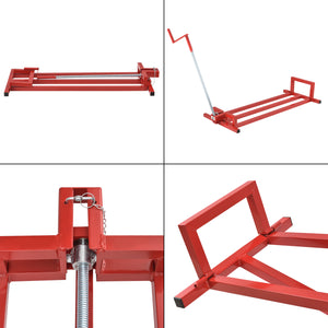 Leve-tondeuse Max 300 kg Acier Rouge pro.tec