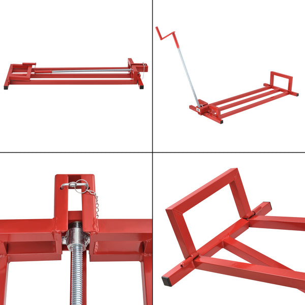 Leve-tondeuse Max 300 kg Acier Rouge pro.tec