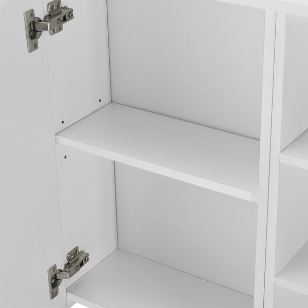 Armoire de salle de bain Harstad 64x80x20 cm Blanc [en.casa]