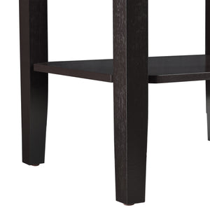 Table Basse de Salon Thun 74 x 38 x 30 cm Marron Foncé [en.casa]