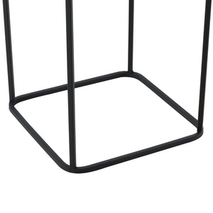 Lot de 2 Supports de Plante Mettet Noir Doré [en.casa]