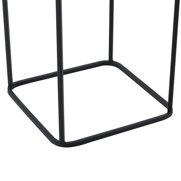 Lot de 2 Supports de Plante Mettet Noir Doré [en.casa]