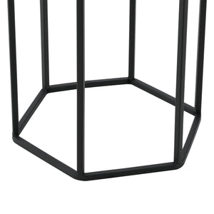 Support de pot de fleurs Malgedem 2 pcs. Noir-doré en.casa