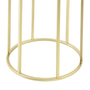 Set de 2 Supports de Plantes Macon Doré Noir [en.casa]