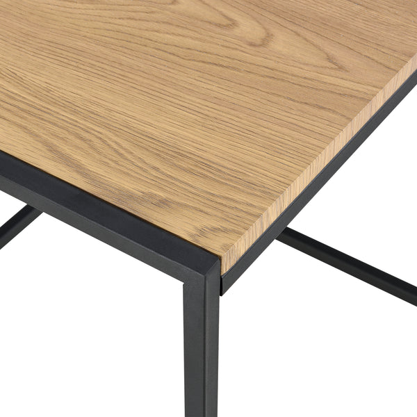 Table d'appoint Ringsaker lot de 3 aspect chêne en.casa