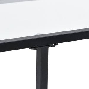 Console Perstorp 100x30x73cm Noir en.casa