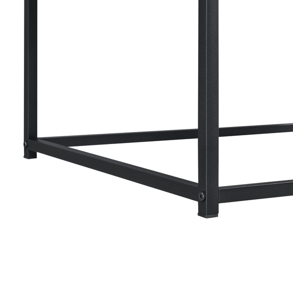 Table basse Esbjerg 100x55x45cm Ton de bois foncé en.casa