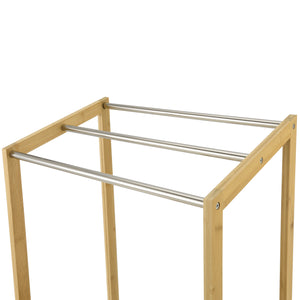 Porte-serviettes en bambou Kautokeino 51x31x85 cm [en.casa]