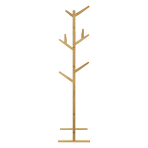 Porte-manteau en bambou Nordreisa 65x40x170cm [en.casa]