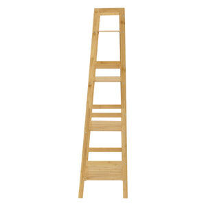 Étagère échelle en bambou Vinje 48x32x123cm [en.casa]