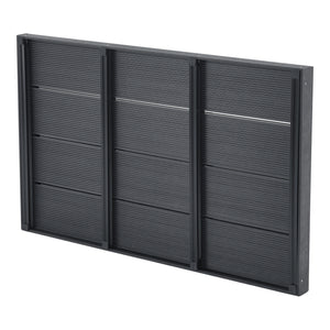 Dalle WPC Nürtingen pour douche solaire 101x63x5,5cm [en.casa]