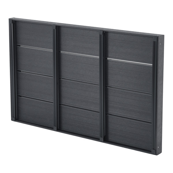 Dalle WPC Nürtingen pour douche solaire 101x63x5,5cm [en.casa]