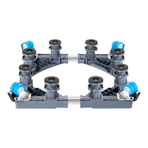 Base à roulettes Maisach pour lave-linge et réfrigérateur ajustable en taille [en.casa]