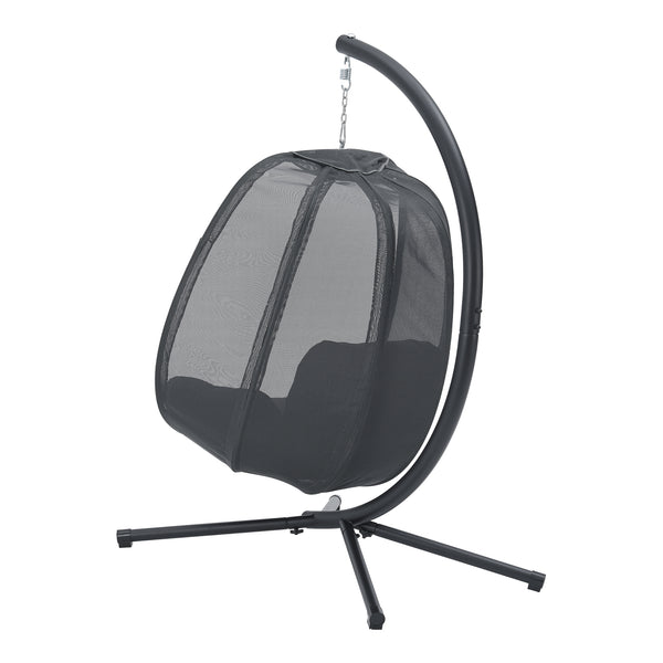 Siège suspendu avec cadre Abegondo [en.casa]