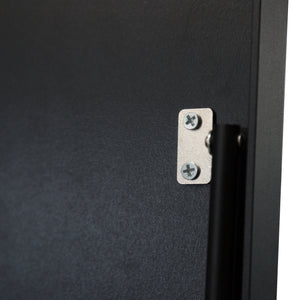 Miroir sur pied Bugnara 160x40cm inclinable Noir [en.casa]