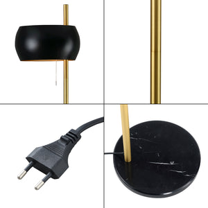 Lampadaire Luton Noir/Or [lux.pro]