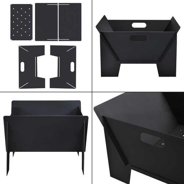 Foyer Eidskog Coupe-feu 28,5 x 46 x 40 cm [casa.pro]