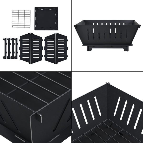 Foyer Fedje Coupe-feu 25 x 55 x 55 cm [casa.pro]