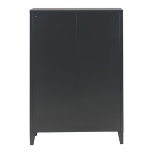 Armoire métallique Oripää - 110x75x33cm - Noir
