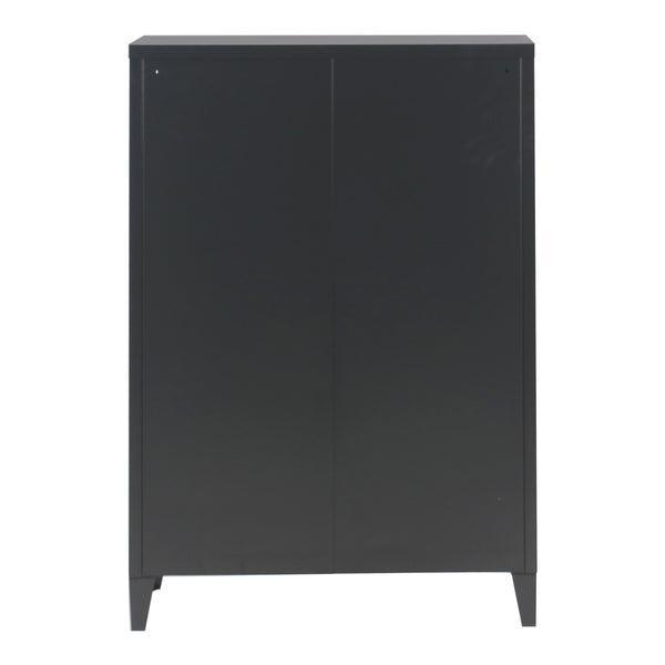 Armoire métallique Oripää - 110x75x33cm - Noir
