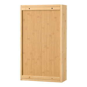 Armoire miroir Ikorfat 60,5 x 35 x 14 cm Bambou Nature [en.casa]