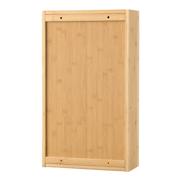 Armoire miroir Ikorfat 60,5 x 35 x 14 cm Bambou Nature [en.casa]