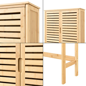 Meuble de rangement Geta pour WC à 2 portes 170 x 66 x 23 cm [en.casa]