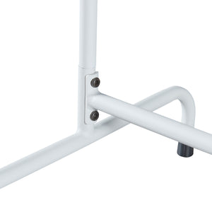 Portant à vêtements Haderup 137 x 100 x 45 cm blanc [en.casa]