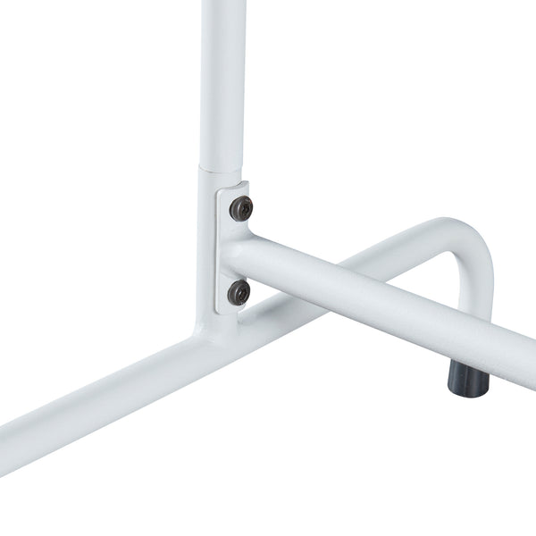 Portant à vêtements Haderup 137 x 100 x 45 cm blanc [en.casa]