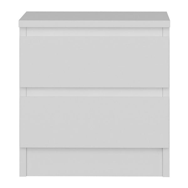 Table de chevet Fuglebjerg 42x40x37 cm Blanc [en.casa]