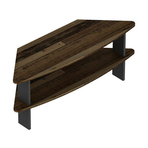 Table TV Fredensborg 45x116x40 cm aspect bois ancien / anthracite [en.casa]