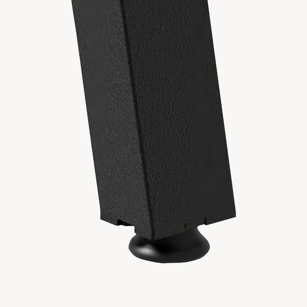 Structure de table Mariager lot de 2 acier 40x37,5 cm noir [en.casa]