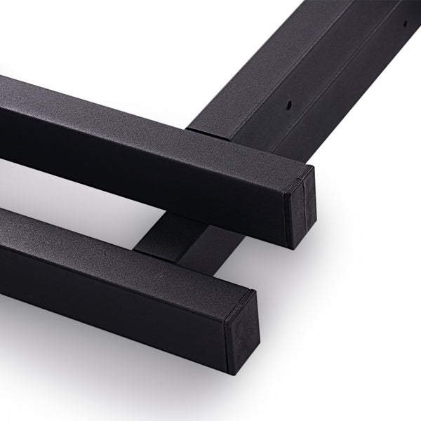 Piètement de table Møn 43x45cm Noir [en.casa]