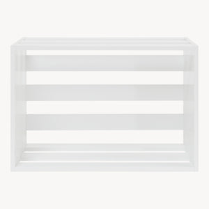 Table d'appoint Rønde 43x64x33 cm Blanc [en.casa]