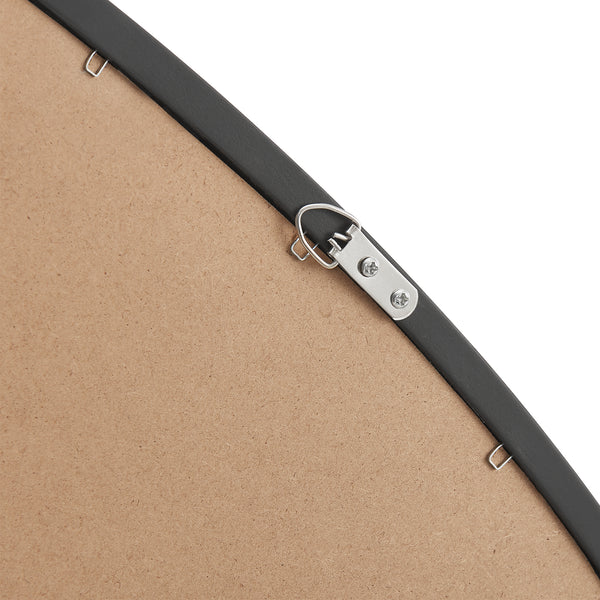 Miroir mural Galatone noir mat 64x60cm [en.casa]