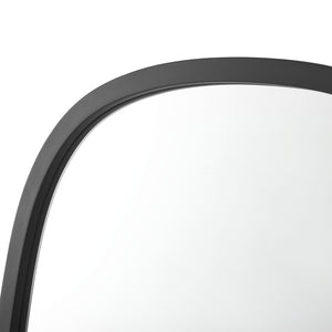 Miroir mural Copertino 70x50 cm Noir mat [en.casa]