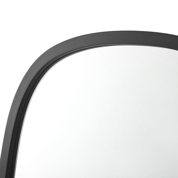 Miroir mural Copertino 70x50 cm Noir mat [en.casa]