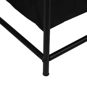 Collecteur de linge Vamdrup avec 4 sacs à linge 18 L cadre métallique noir [en.casa]