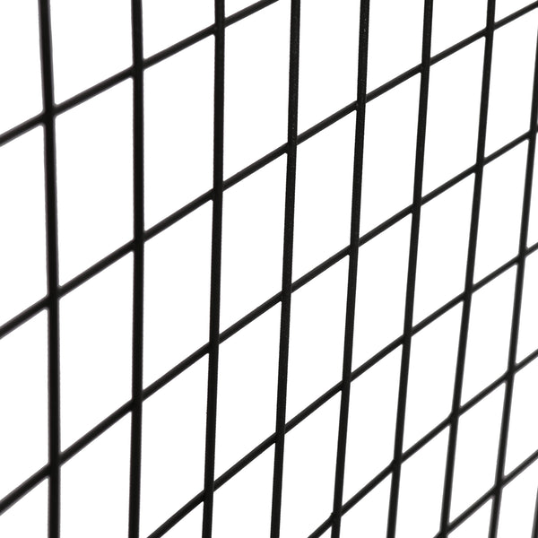 Panneau de grille Sæby mural 75 x 55 cm noir [en.casa]