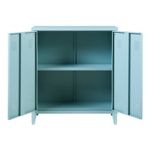 Armoire métallique Oripää - 90x80x33cm - Bleu gris
