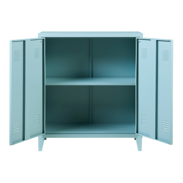 Armoire métallique Oripää - 90x80x33cm - Bleu gris